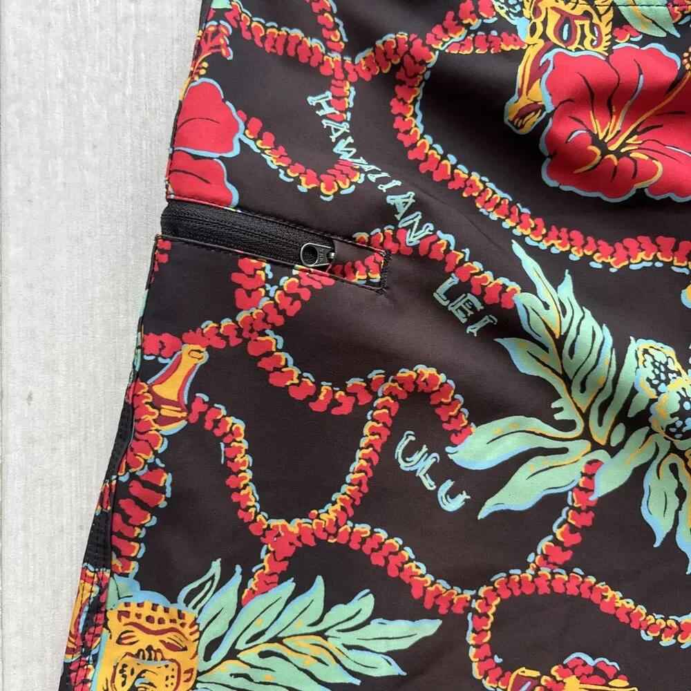 KAHALA Men’s Sz 38 Hawaiian 4-Way Stretch Boardshorts Swim Trunks